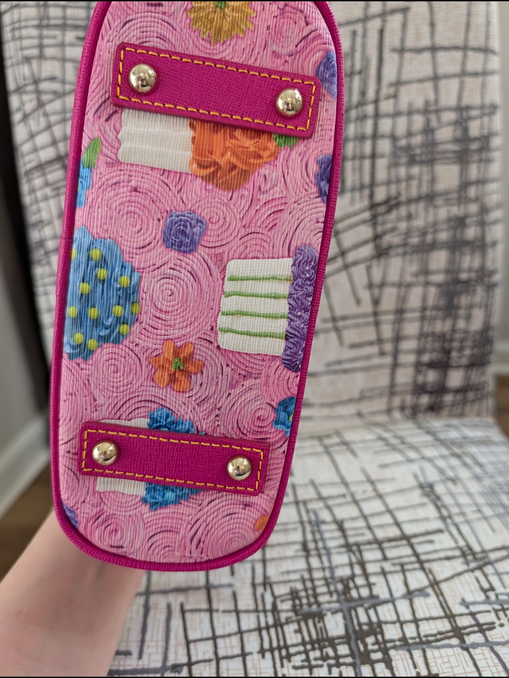 Dooney & Bourke Pink Cupcake Satchel - Playful Crossbody Bag - Picture 7 of 8